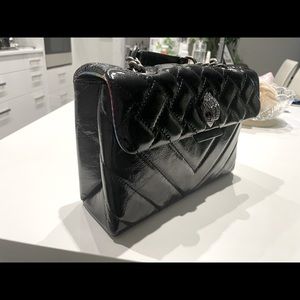 Kurt Geiger black leather hand bag